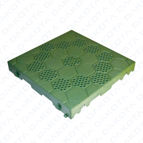 Mattonella SEMIFORATA Plastica per Pavimento Esterno 400x400 h50 mm. - prezzo al pezzo