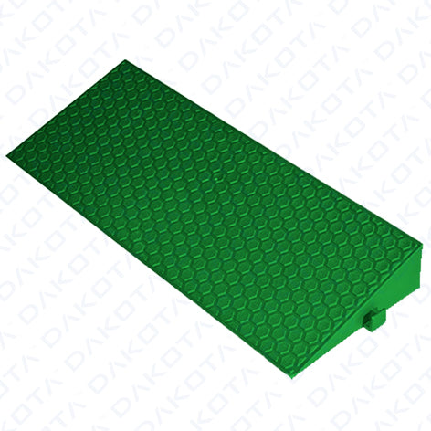 Rampa Lineare VERDE per Mattonella Plastica per Esterno, larghezza 50 mm