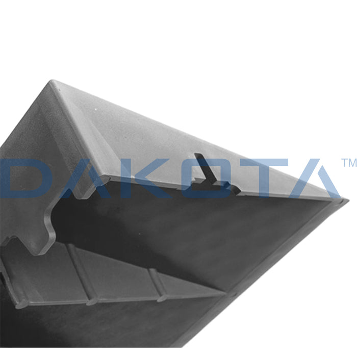 Rampa Lineare ROSSO MATTONE per Mattonella Plastica per Esterno, larghezza 50 mm