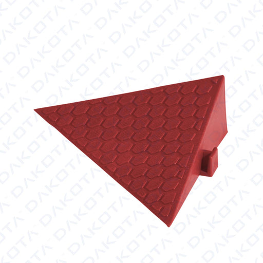 Angolo Rampa Salita Discesa ROSSO MATTONE per Mattonella Plastica per Esterno. 150x150 mm - (prezzo al pz)
