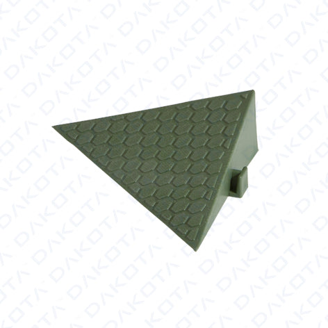 Angolo Rampa Salita Discesa VERDE per Mattonella Plastica per Esterno. 150x150 mm - (prezzo al pz)