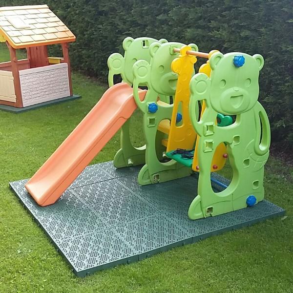 Mattonella Plastica per Pavimento Esterno 400x400 h50 mm. - prezzo al pezzo