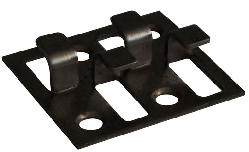 Clip fissaggio nera in acciaio (utilizzabile con DAK-SOLID, DAK-SHIELD e Legno) - €/conf (250pz)