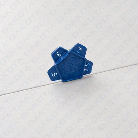 PENTA Distanziatore Multispessore Pluriuso Azzurro - venduto in buste da 200 pezzi