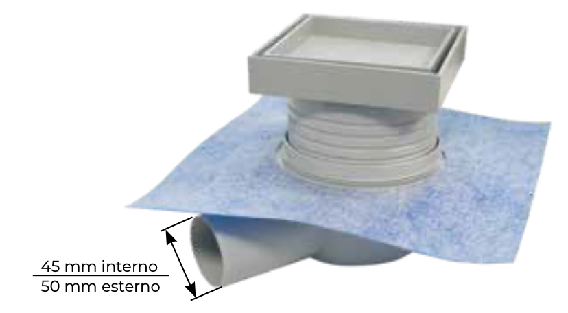 Chiusino Sifonato a Riempimento con Telo impermeabile premontato