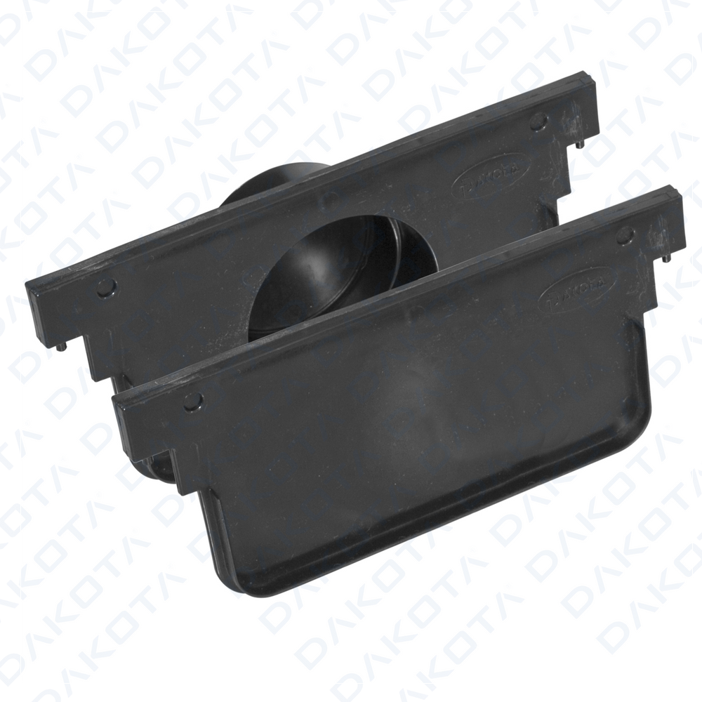 Set Tappi Aperto/Chiuso (2 tappi a conf.) per Canaletta Taurus 130/40 - (prezzo a CF)