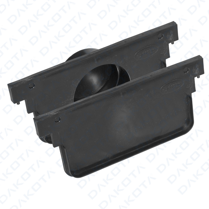 Set Tappi Aperto/Chiuso (2 tappi a conf.) per Canaletta Taurus 130/40 - (prezzo a CF)