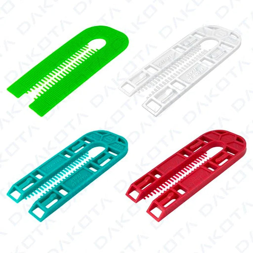 SPESSORI PER VETRI AD U LARGE 1 - 3 - 5 - 6 mm | 60 pezzi