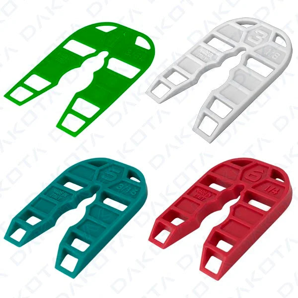 SPESSORI PER VETRI AD U SMALL 1 - 3 - 5 - 6 mm | 100 pezzi