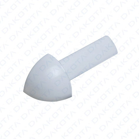 Angolo Esterno in Alluminio Bianco per Profilo Jolly h. 8 e h. 10 mm - prezzo a confezione